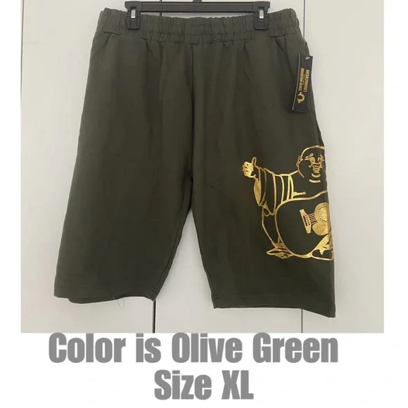 True Religion Men’s Loungewear Shorts Size XL