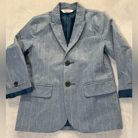 Classic Chambray Blazer By Cat & Jack- Blue - Size 4T