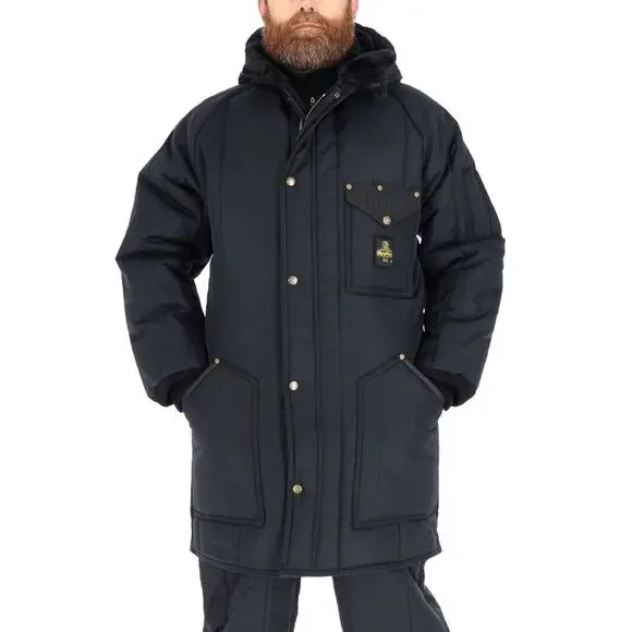 RefrigiWear Men's Navy Iron-Tuff Ice Parka Jacket Size M Regular