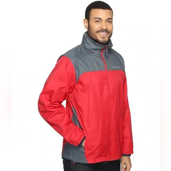 Columbia Mountain Red/Graphite Glennaker Lake Rain Jacket