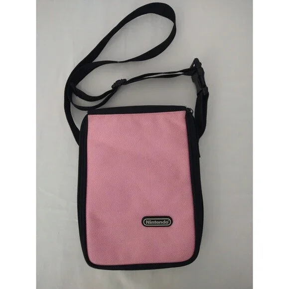 Nintendo Game System Pink Carrying Case DS Gameboy travel video games collector