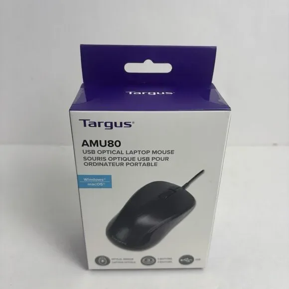 Targus AMU80US USB Optical Laptop Mouse