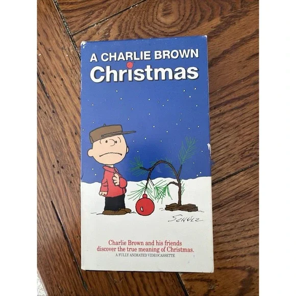 A Charlie Brown Christmas VHS Vintage Peanuts Snoopy Holiday Shell Promo