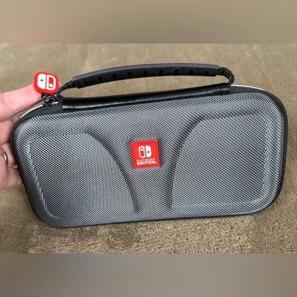 Nintendo Switch Lite Carrying Case Hard Shell Protective Travel Storage Preowned