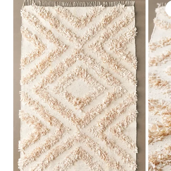 Urban Outfitters Jalen Tufted Rag Rug. New