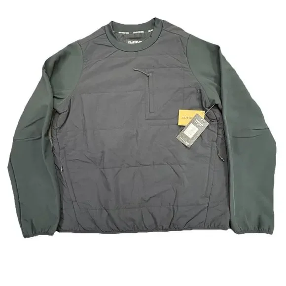 NWT Dakine Cruiser Insulated Crew Pullover Shirt Jacket Unisex Size Small Black