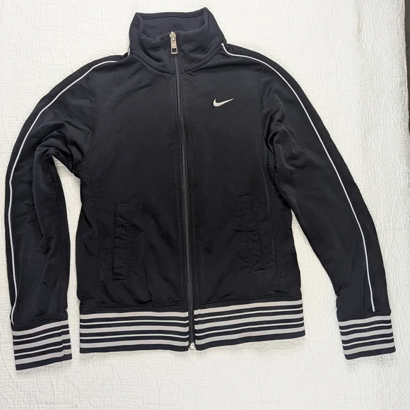 Nike Girls Warm Up Track Zipper Jacket‎ Medium