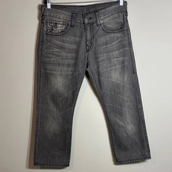 True Religion Jeans Black Faded 32