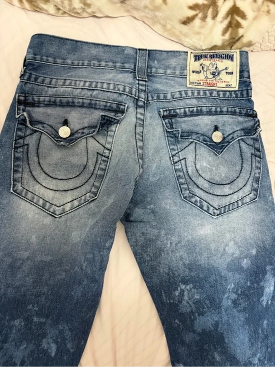 True Religion Men’s Blue Straight Jeans