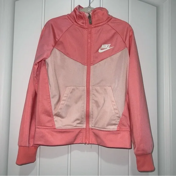 Nike Toddler Girl’s Pink Full-Zip Jacket Size 4T