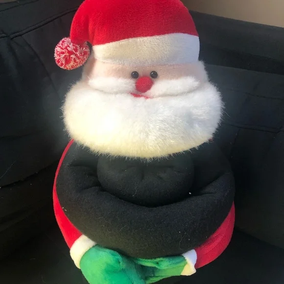Plush Santa with Throw