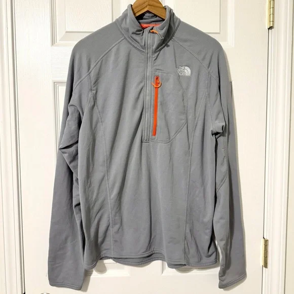 The North Face Men’s Half Zip Canyonland Pullover Sweater Size Large Gray