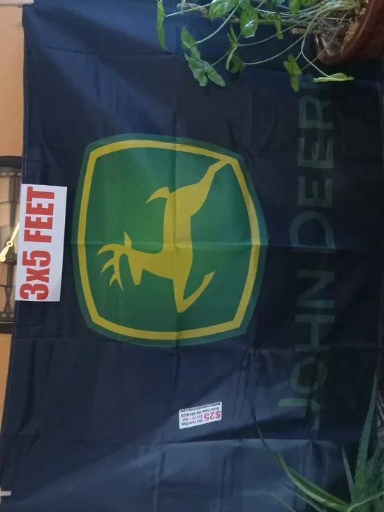 John Deere Double Sided Blanket Thick 3x5 feet Flag