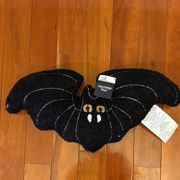 Black Bat Plush Home Accent