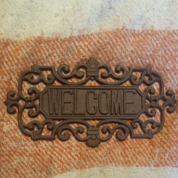 Decorative Cast Iron Welcome Sign