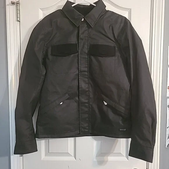 Harley-Davidson Overlook ADV Mesa Men's Size Medium Black Waxed Riding Jacket