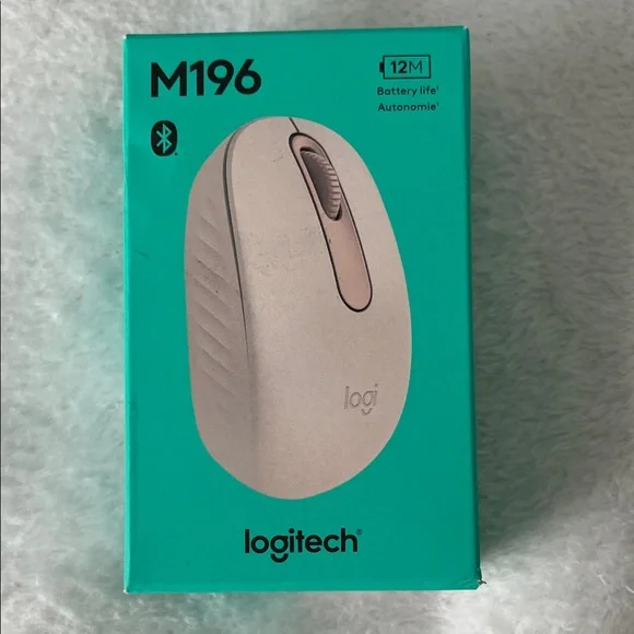 Logitech M196 Wireless Mouse - Cream