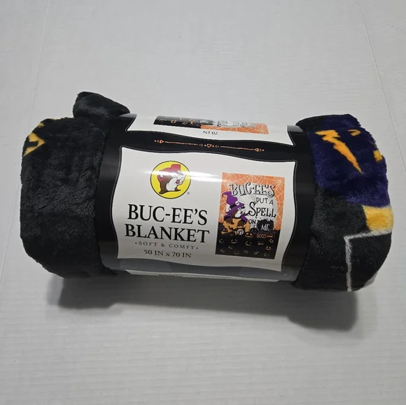 Put A Spell On Me BUCEE 2025 Holiday Beaver Throw, Bucee Halloween Blanket NEW