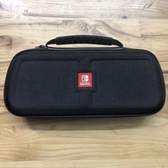 Nintendo Switch Hard Travel Case Gray Black Red