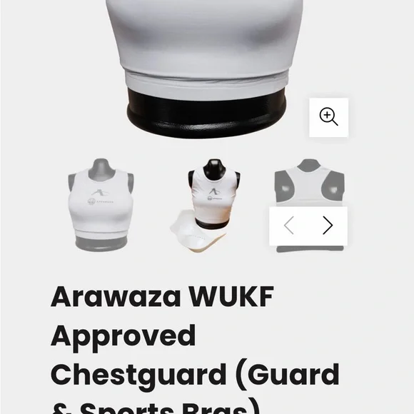 Arawaza WUKF Approved Chestguard (Guard & Sports Bras)