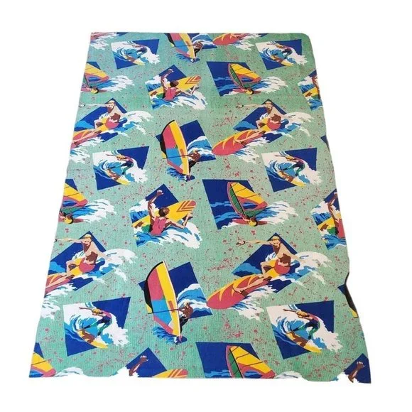 90s Felt Wool Blend Surfer‎ Rug Tapestry