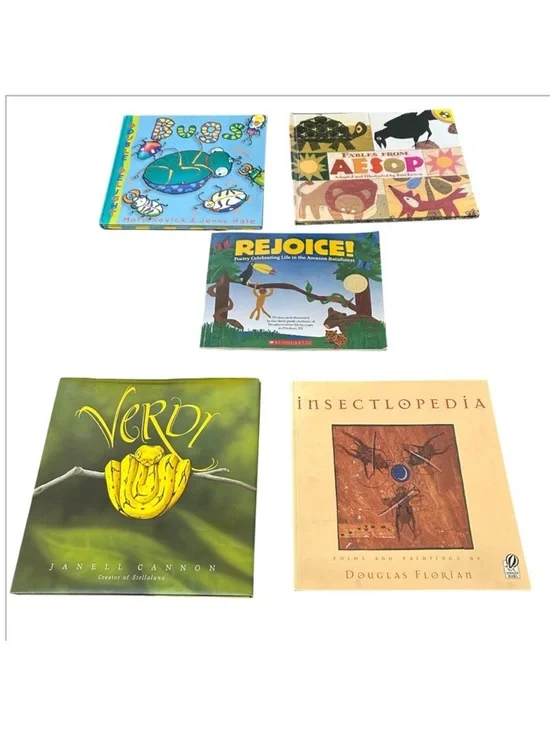 Colorful Animals Reptile Bugs Insects Amazon Rainforest young Readers books (5)