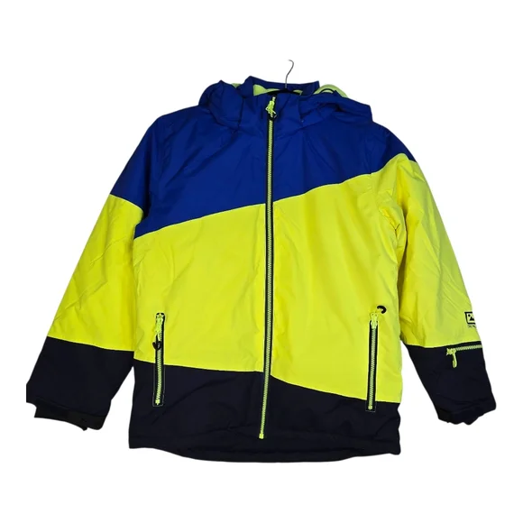 PHIBEE Youth, See Sizing, Colorblock Hooded, Zip Up Ski Jacket-NWT