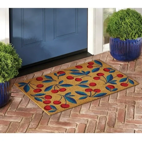 Cherry Summer Coir Doormat, 23