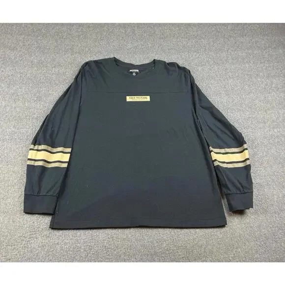 True‎ Religion Black Mens Long Sleeve Mens Sz XXL