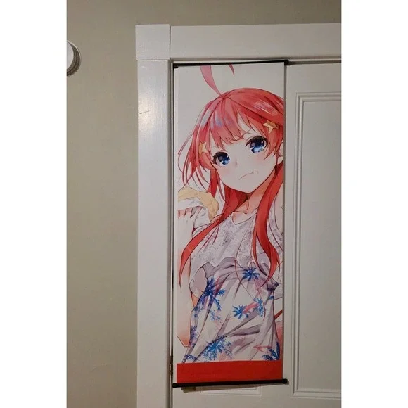 Itsuki Nakano Wall Scroll Quintessential Quintuplets Anime Tapestry Summer Art