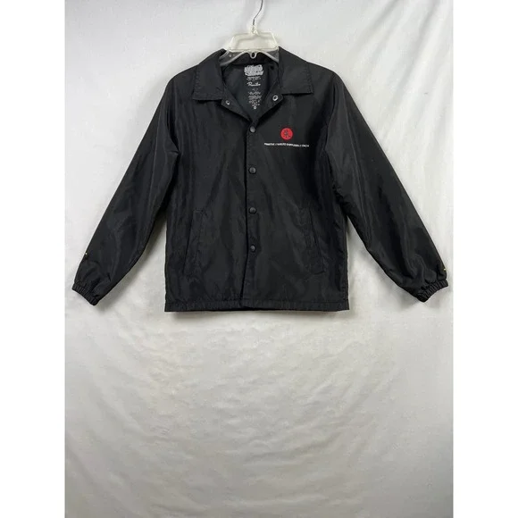 Primitive Naruto Shippuden Mens M Itachi Uchiha Coaches Jacket Akatsuki Cloud