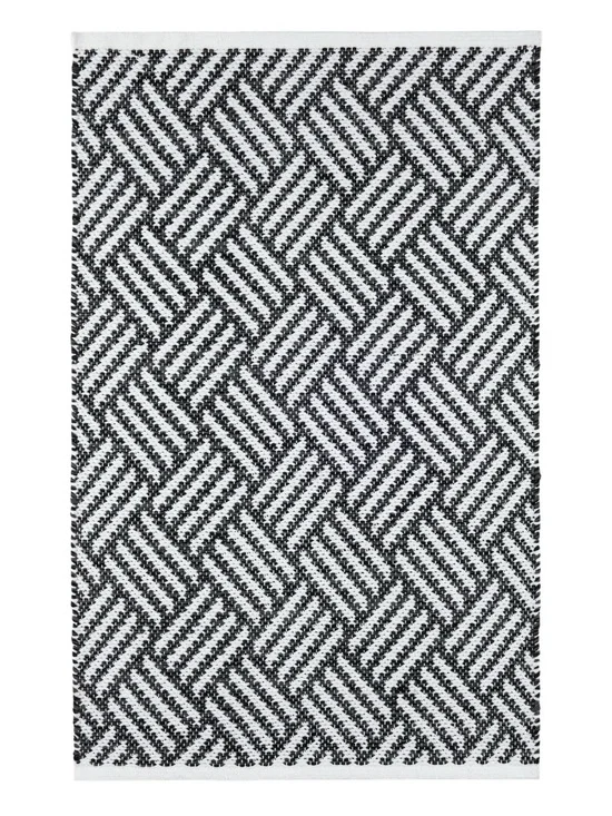 NWT Annie Selke $68 Crisscross Handwoven Indoor/Outdoor Rug