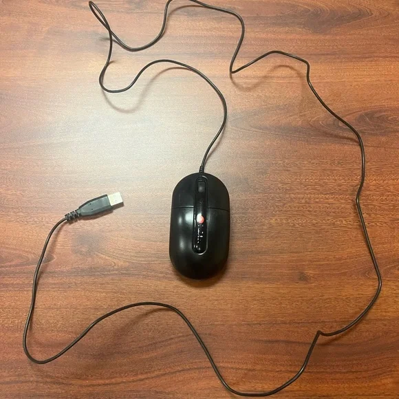 Wired Black Computer Mouse