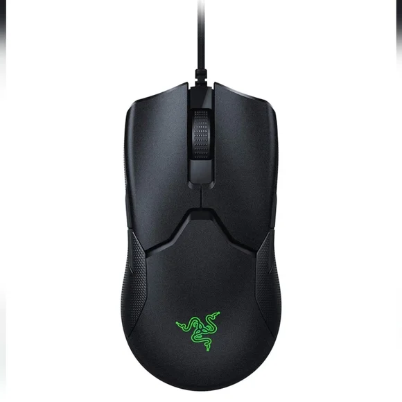 Razer Viper 8khz Optical Gaming Black Mouse with Neon Green Emblem