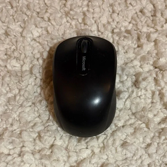 Microsoft Sleek Black Mouse