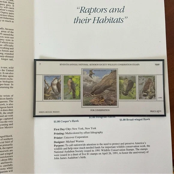 Wildlife Conservation Stamps - Multicolor