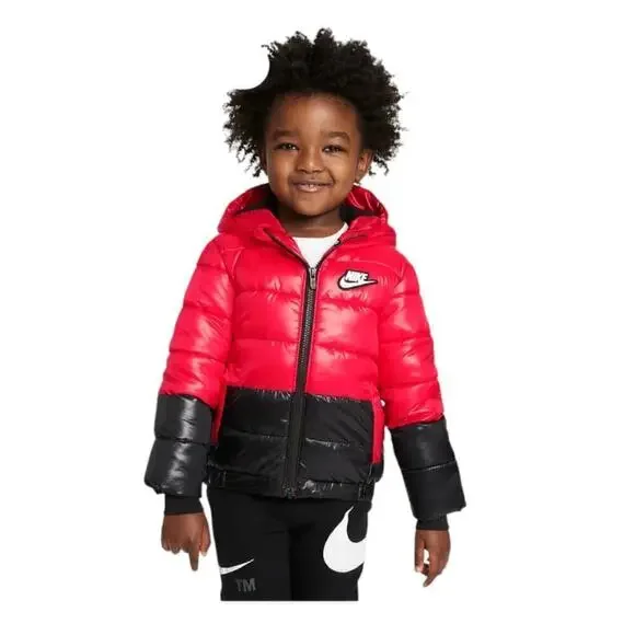 Toddlers Nike Puffer Jacket Size 24 Months Hoodie