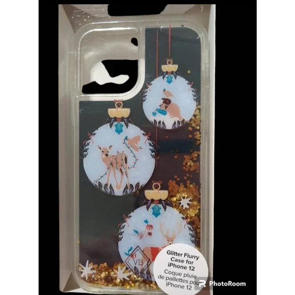 Vera Bradley Christmas Glitter flurry case for iphone12 #1