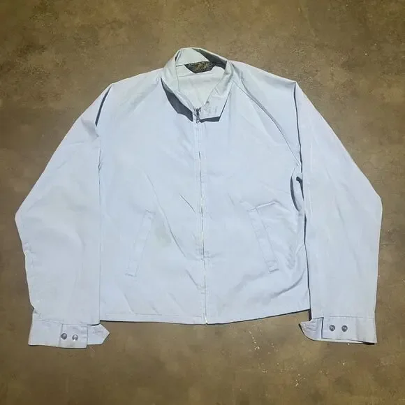 Vintage 80s Montgomery Ward Blue Light Jacket