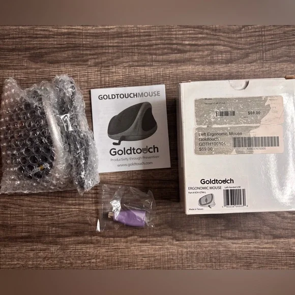 Goldtouch Left-Handed Ergonomic Vertical Mouse
