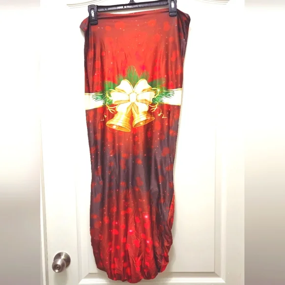 261H902 NNT Festive Red Christmas Chair Covers
