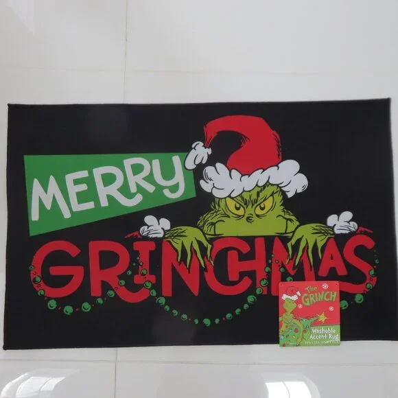 The Grinch (Merry Grinchmas) Washable Accent Rug 20