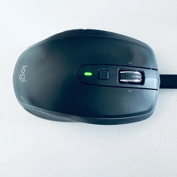 Logitech MX Anywhere 2S Black Wireless Bluetooth Mobile Mouse With Power Cord
