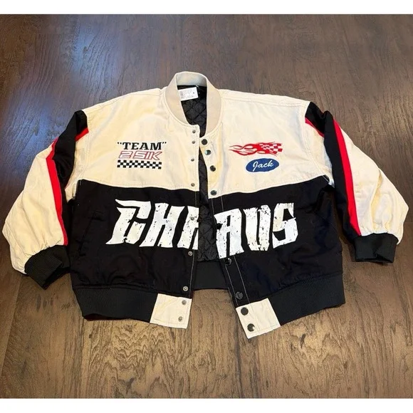 PacSun‎ Chaos Team 2 Sik Quilted Racing Jacket Mens Medium NWT