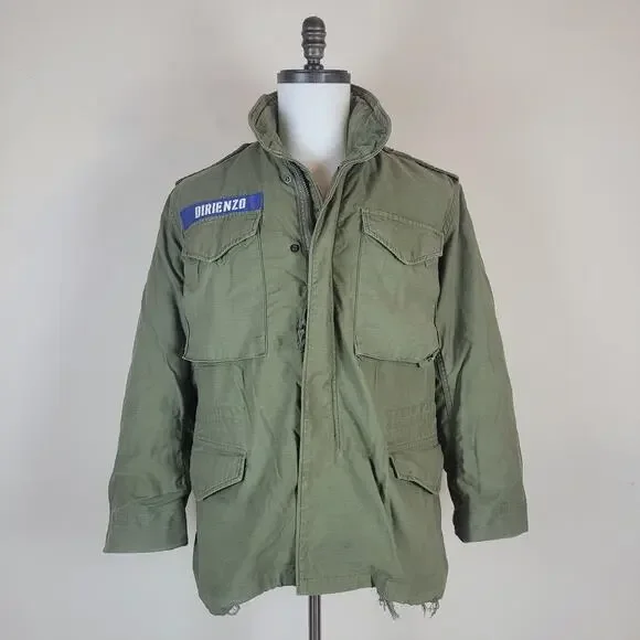 Vintage Alpha Industries M65 Field Jacket Small Short OG107 Vietnam Era Military