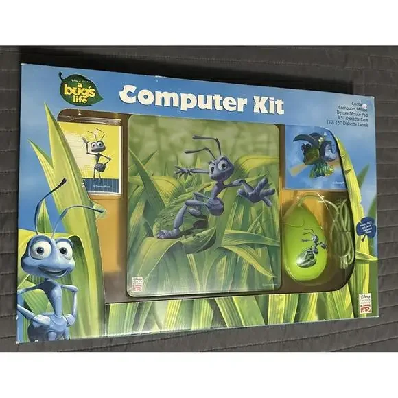 Disney InterActive Computer Kit for Kids A Bug's Life Mouse NEW Factory Sealed