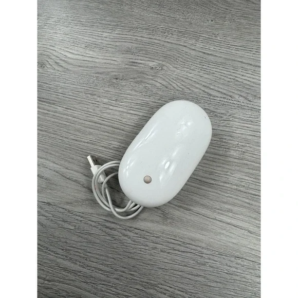 Original Apple Mighty Mouse A1152 EMC No:2058 USB white mouse