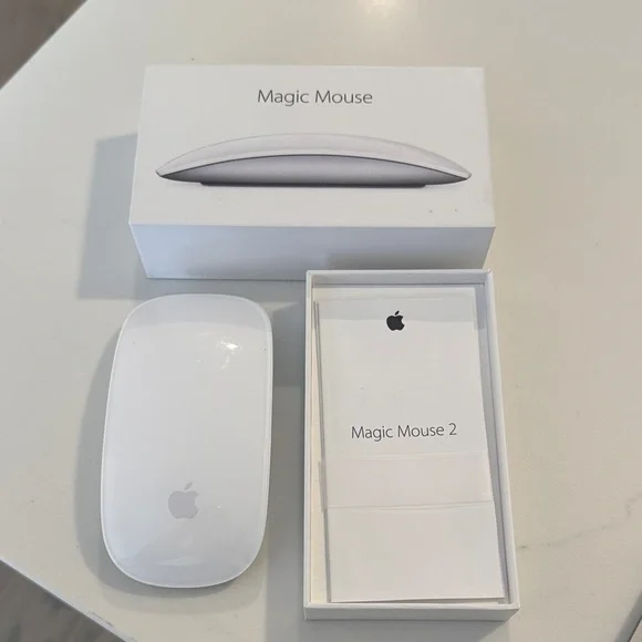 Apple Magic Mouse 2 - Sleek White Design