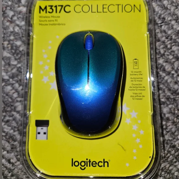 Logitech Wireless Mouse -New in vlue aurora