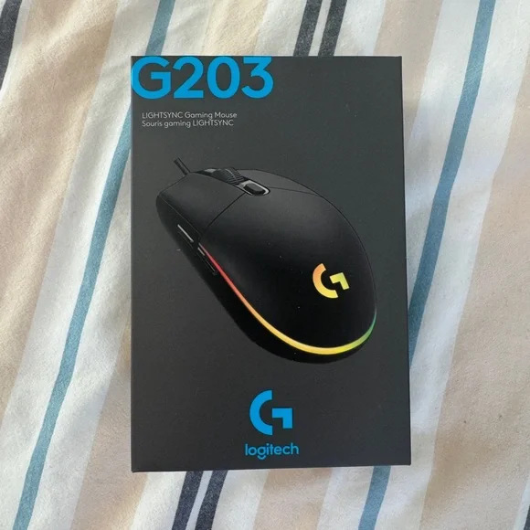 Logitech G203 Lightsync RGB Mouse - Black